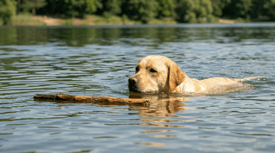 Water-loving dog breeds enjoying swimming and aquatic activities.
